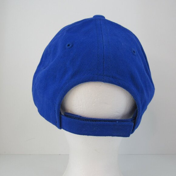Russell Wolves Embroidered Logo Men's Blue Adjustable Strap Back Cap Hat - Picture 7 of 9